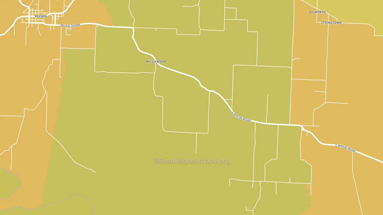 Williamson, AR block-group voter-turnout map