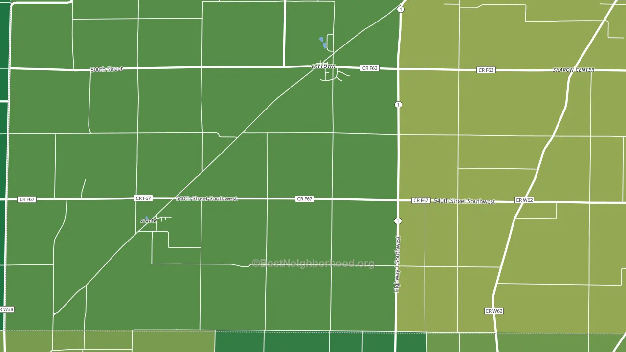 Williamstown, IA block-group voter-turnout map