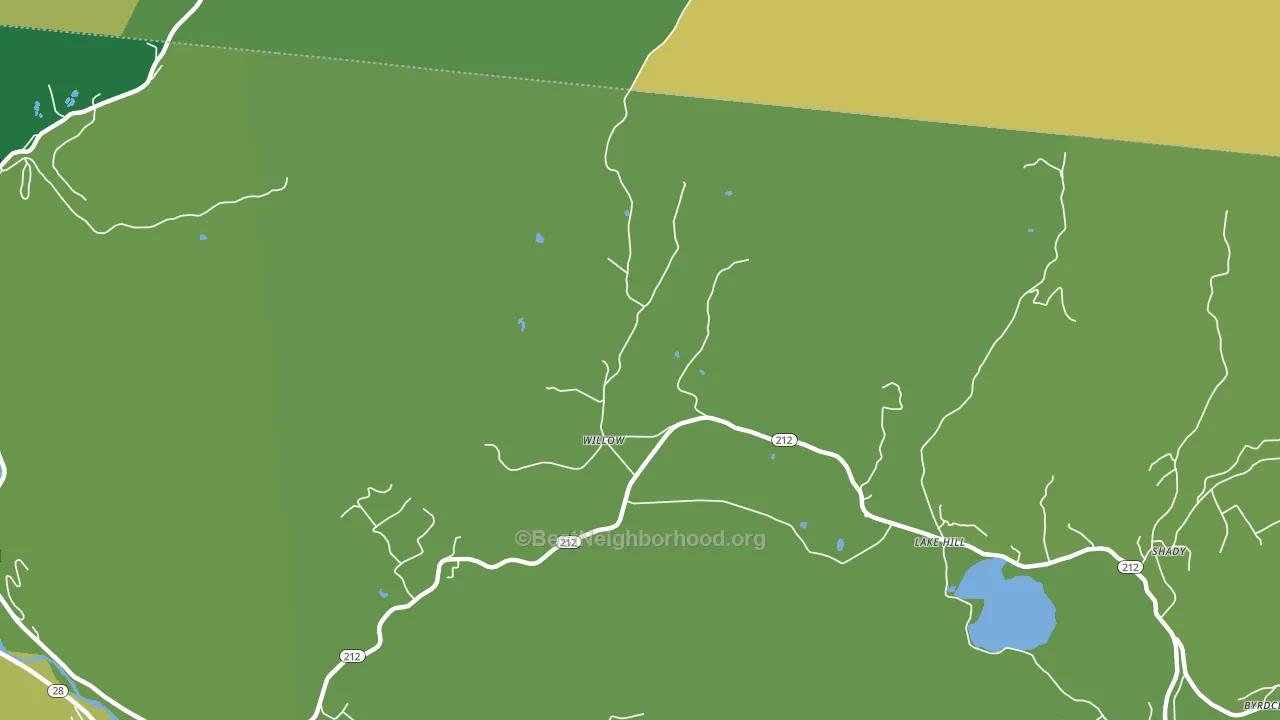 Willow, NY block-group voter-turnout map