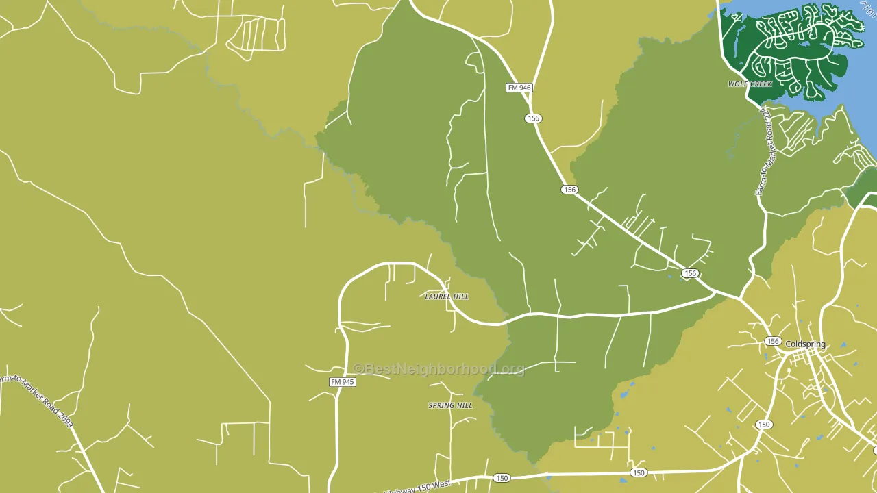 Willow Springs, TX block-group voter-turnout map