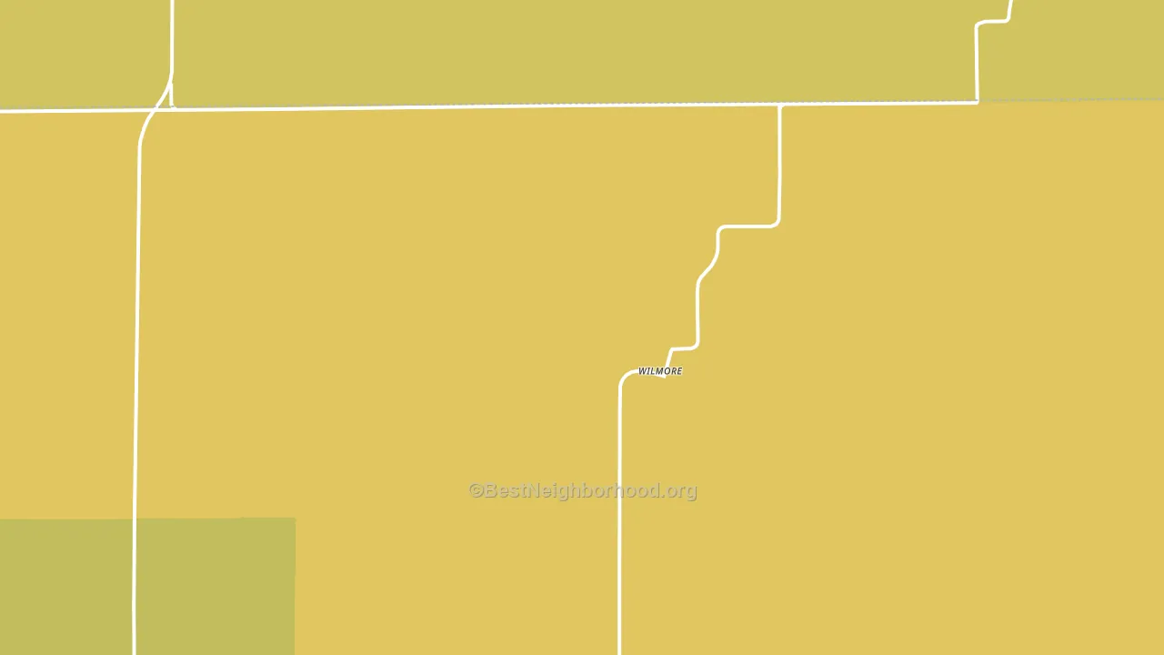Wilmore, KS block-group voter-turnout map
