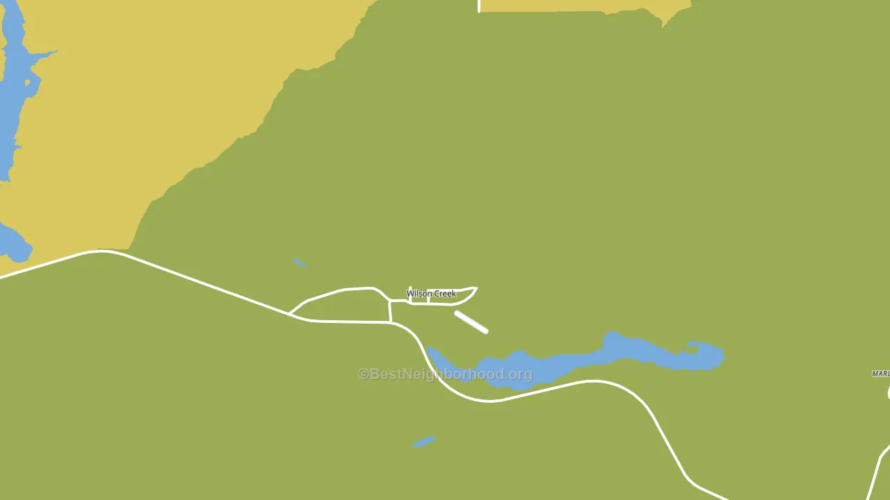 Wilson Creek, WA block-group voter-turnout map