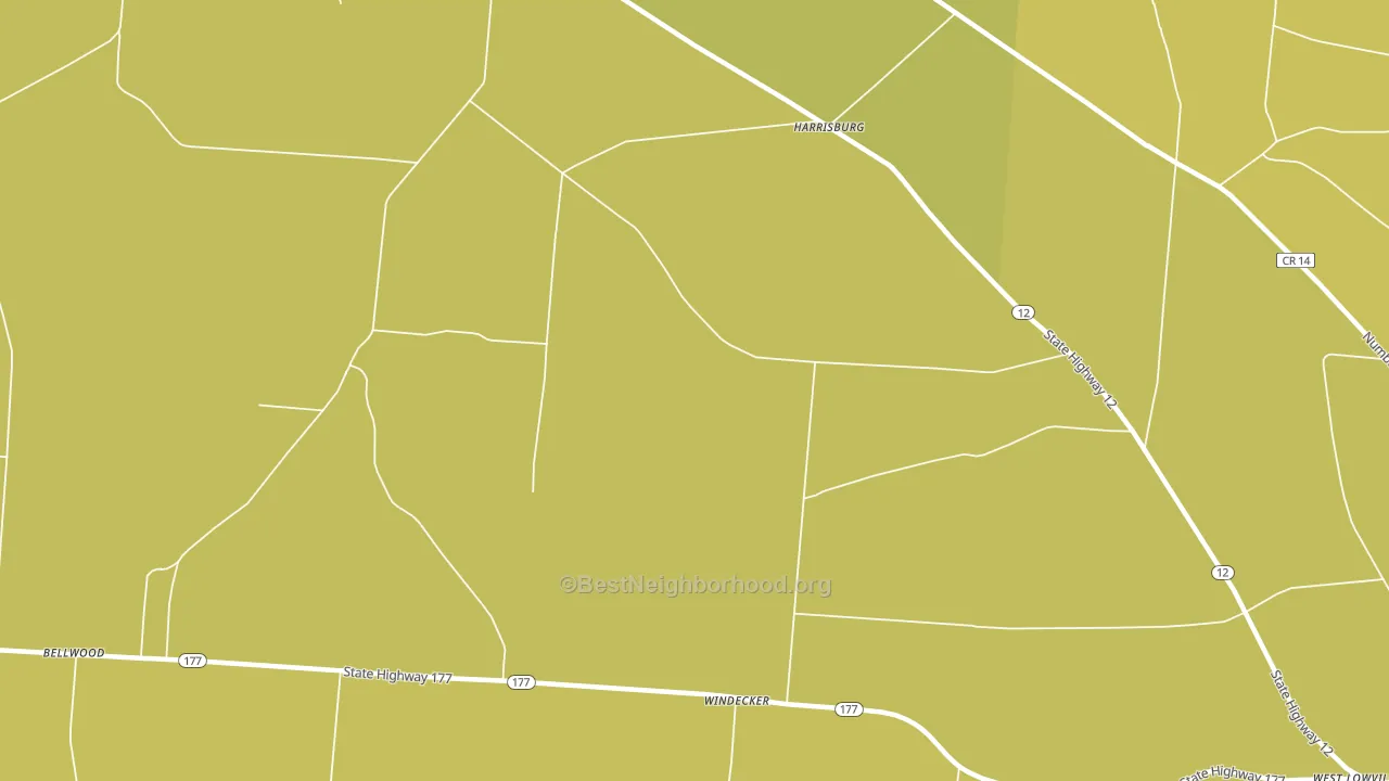 Windecker, NY block-group voter-turnout map