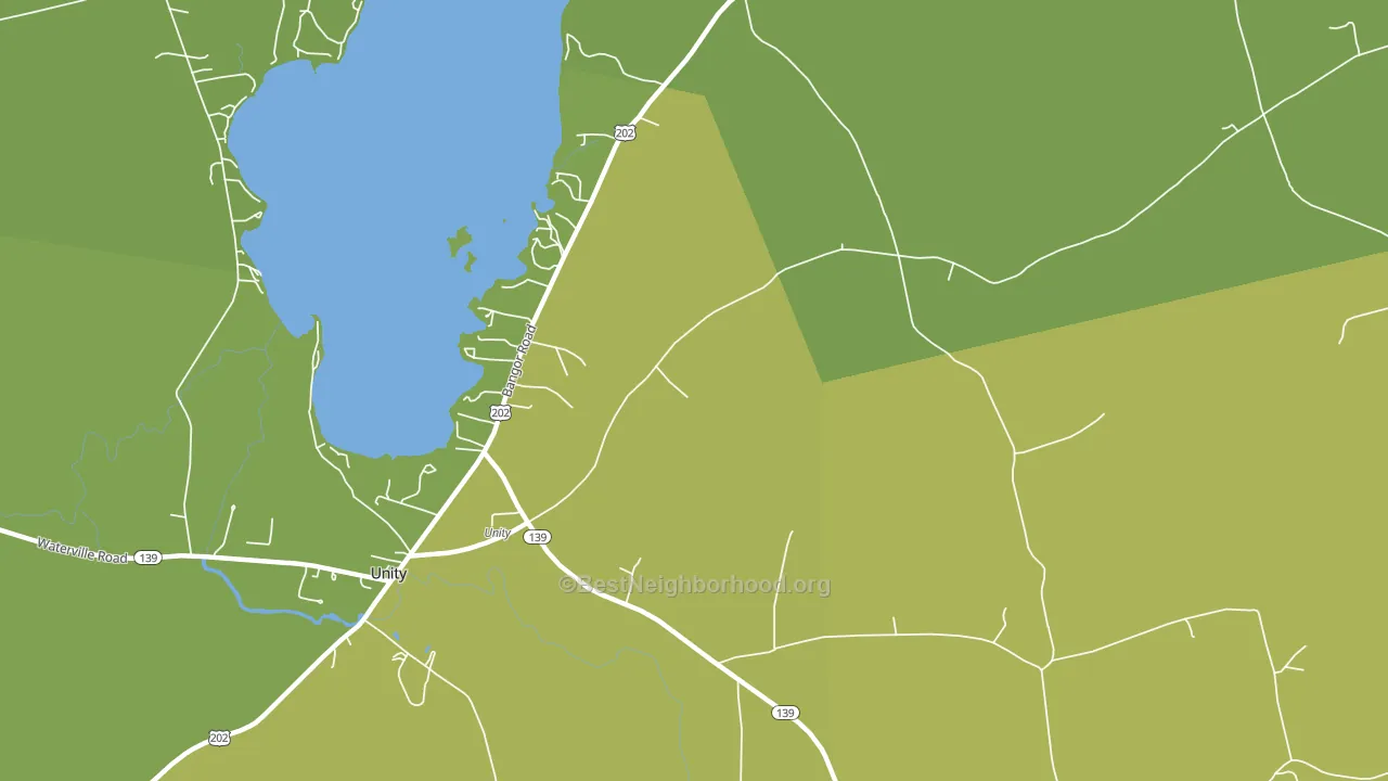 Windemere, ME block-group voter-turnout map