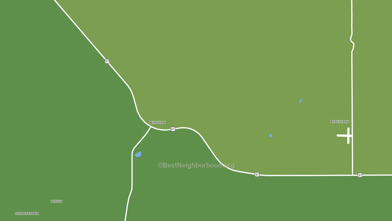 Windham, MT block-group voter-turnout map