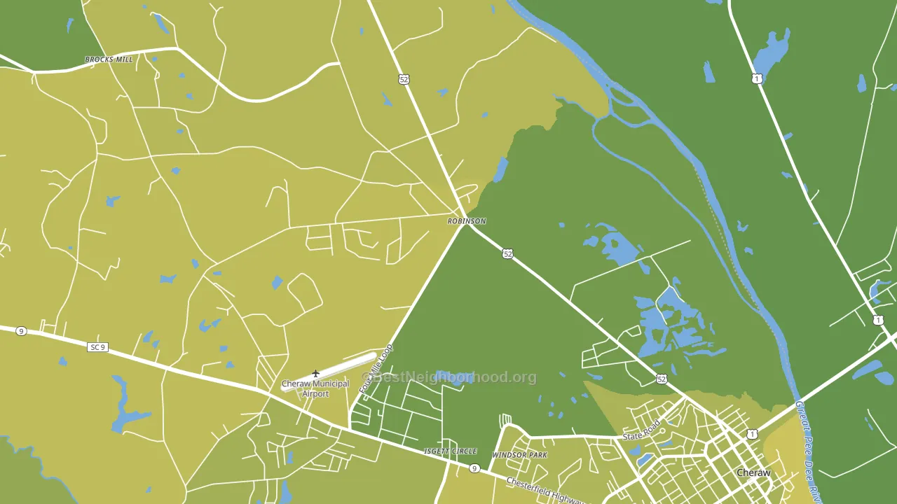 Windsor Park, SC block-group voter-turnout map