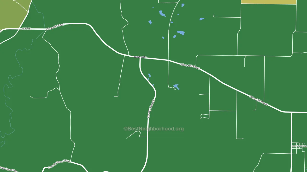 Wine Hill, IL block-group voter-turnout map