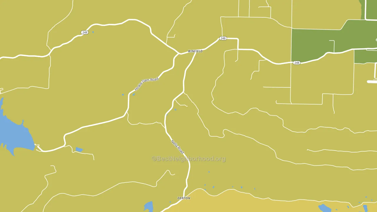 Winfield, AR block-group voter-turnout map