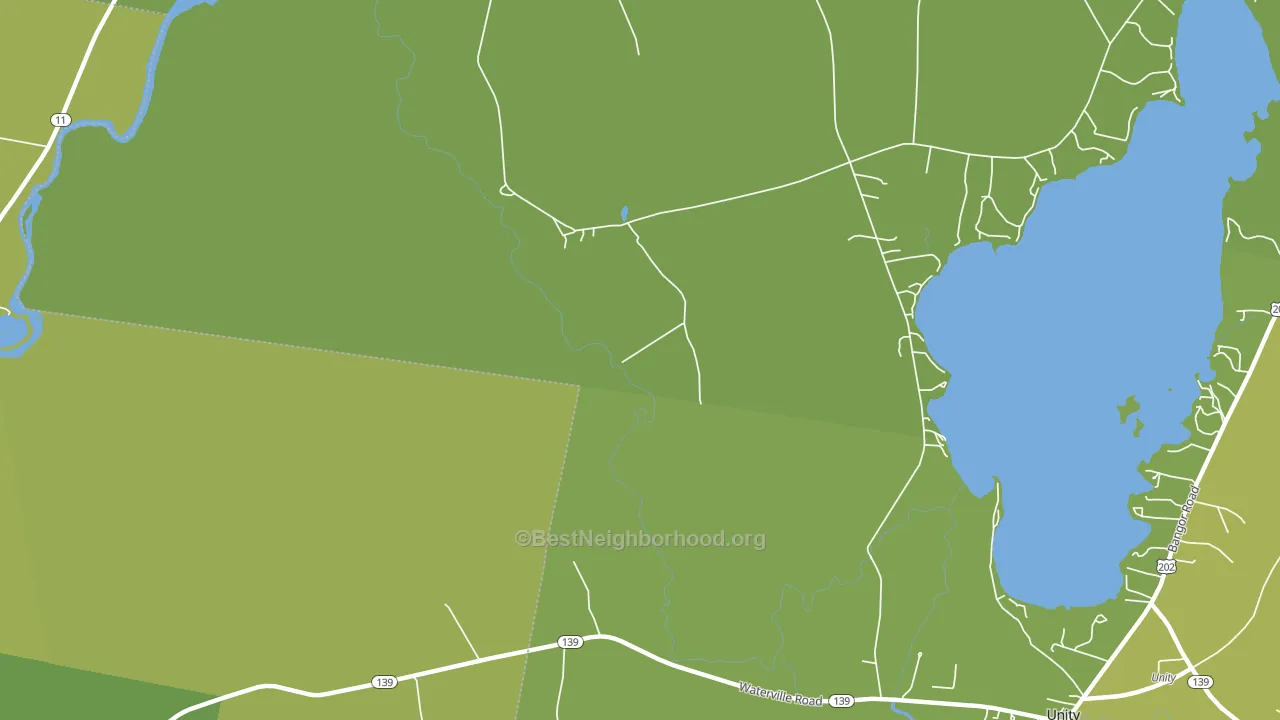 Winnecook, ME block-group voter-turnout map