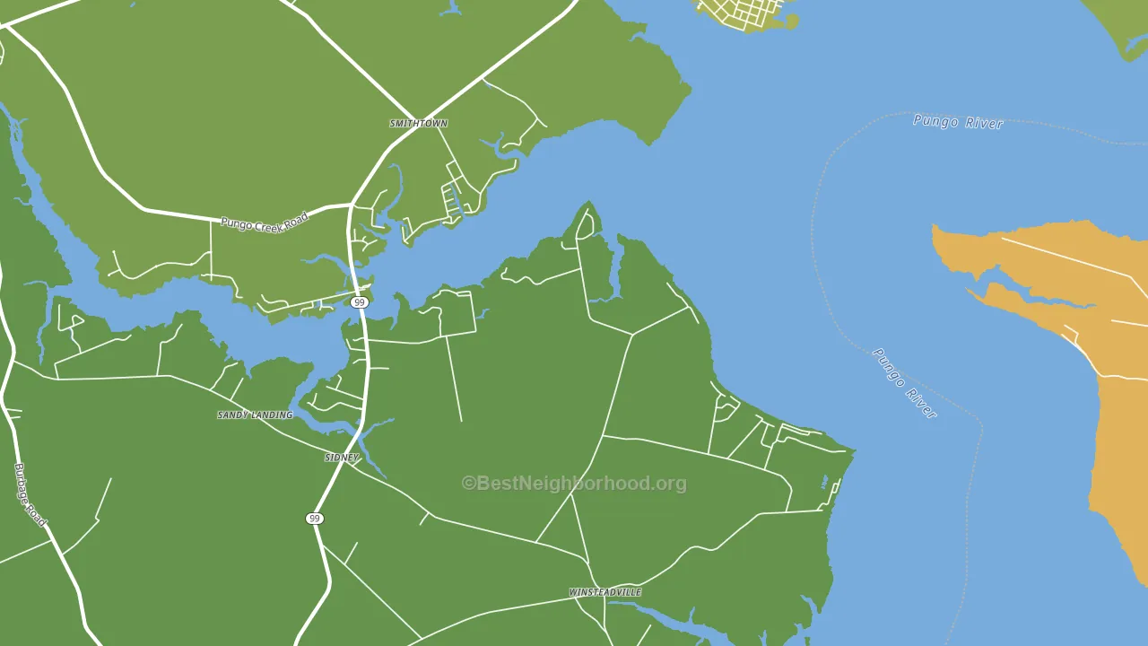 Winsteadville, NC block-group voter-turnout map