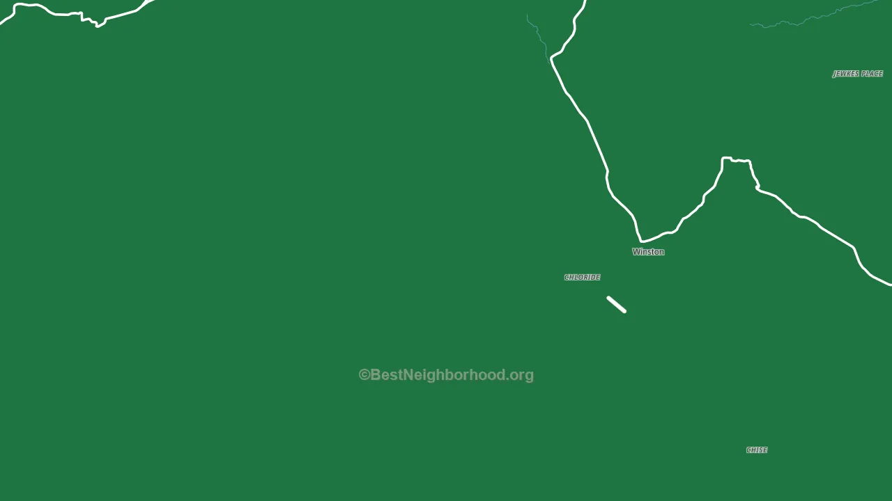 Winston, NM block-group voter-turnout map