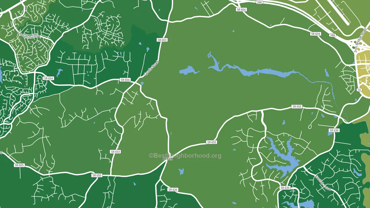 Winterpock, VA block-group voter-turnout map