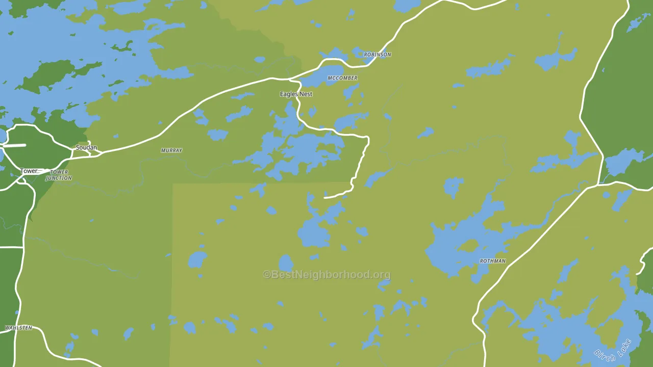 Winton, MN block-group voter-turnout map