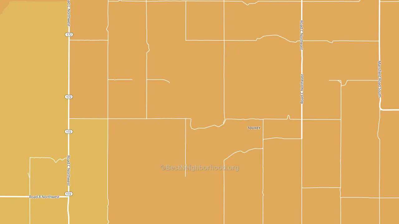 Withrow, WA block-group voter-turnout map