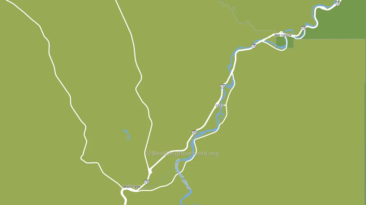 Wolf Creek, MT block-group voter-turnout map