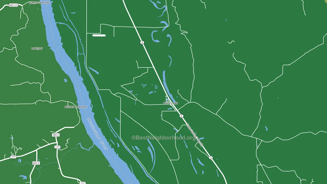 Wolf Lake, IL block-group voter-turnout map