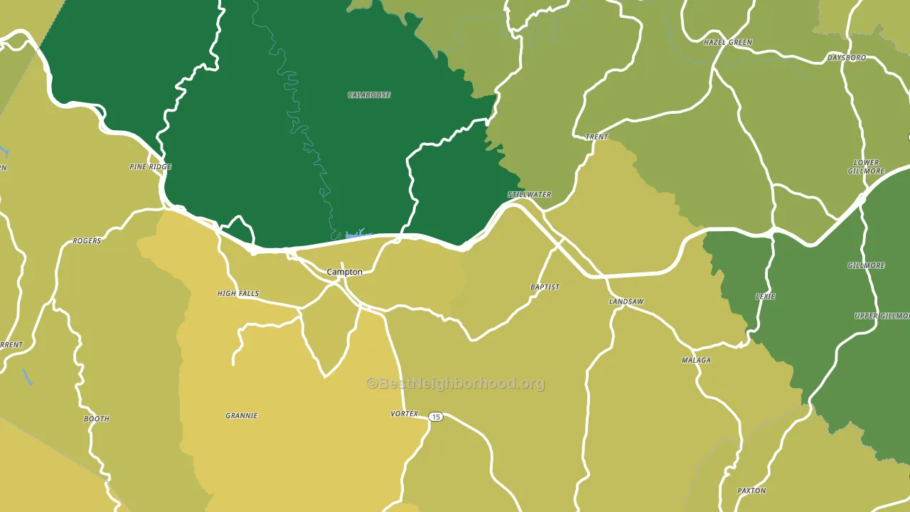 Wolfe County, KY block-group voter-turnout map