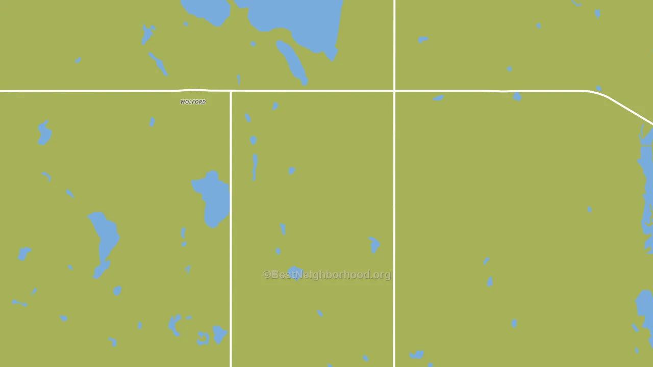 Wolford, ND block-group voter-turnout map