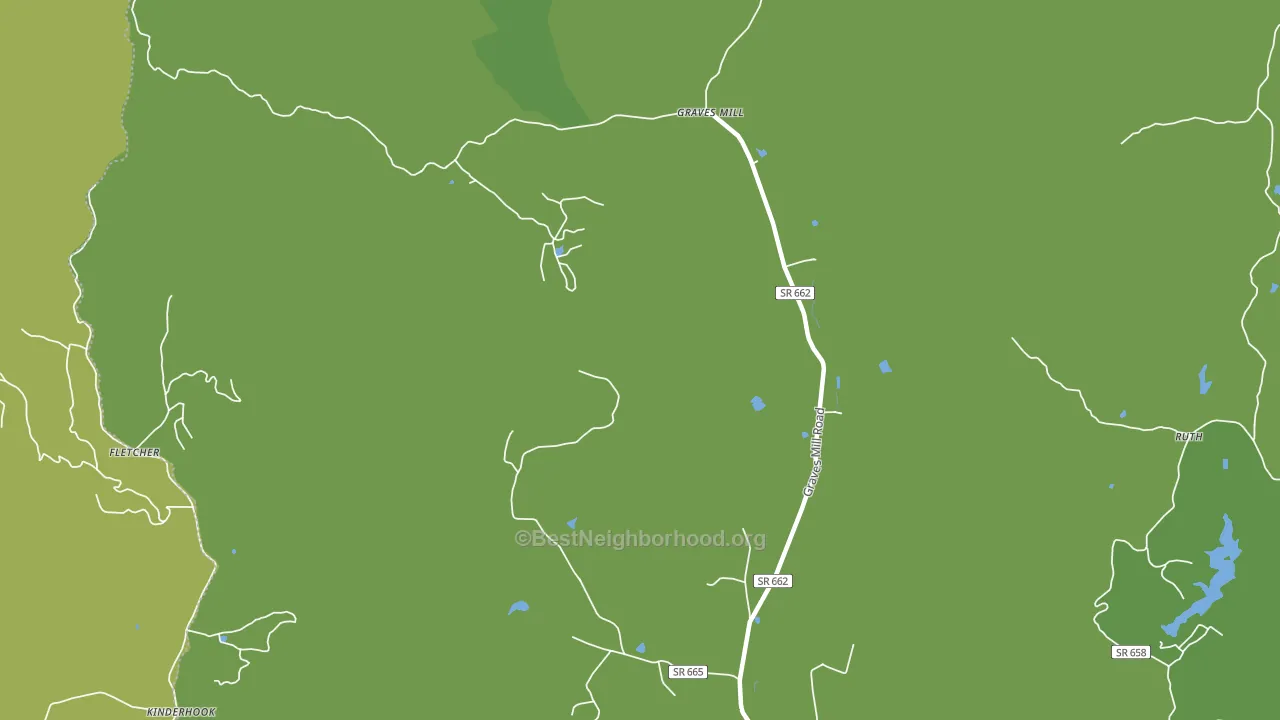Wolftown, VA block-group voter-turnout map