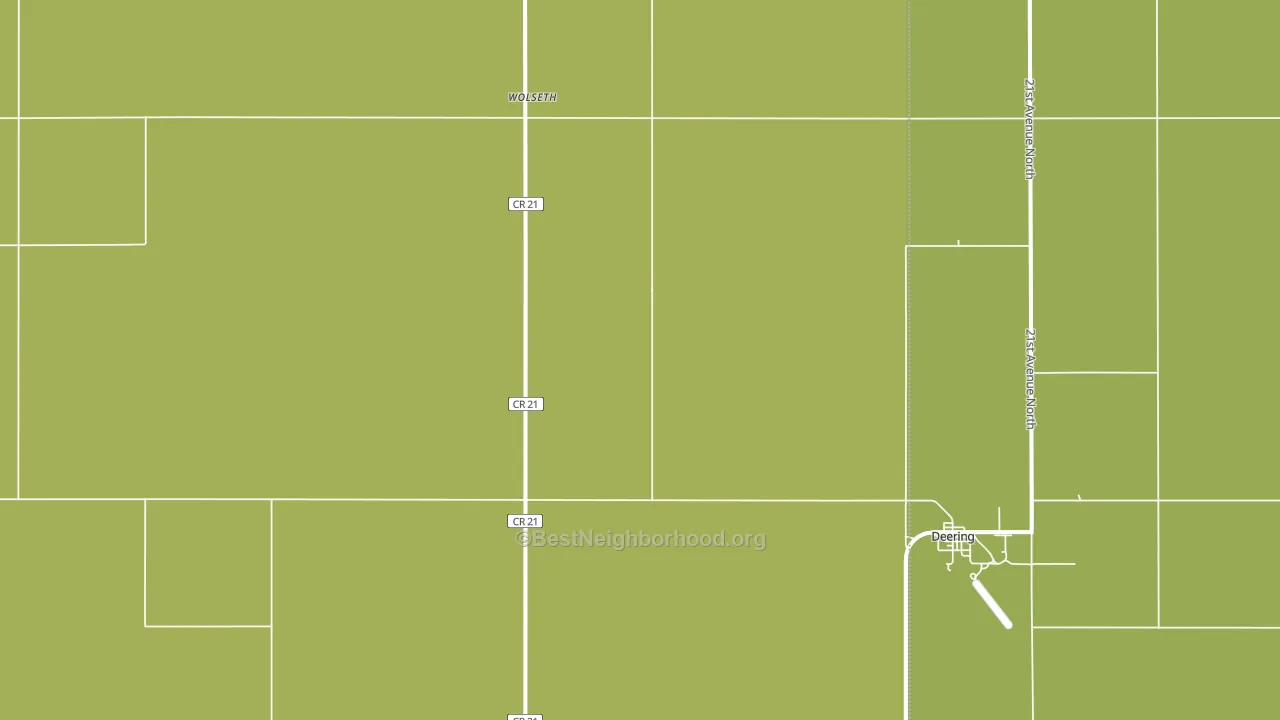 Wolseth, ND block-group voter-turnout map