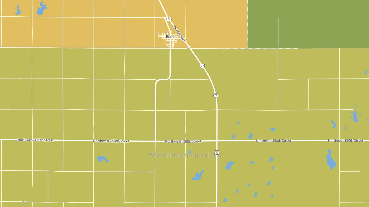 Wonsevu, KS block-group voter-turnout map