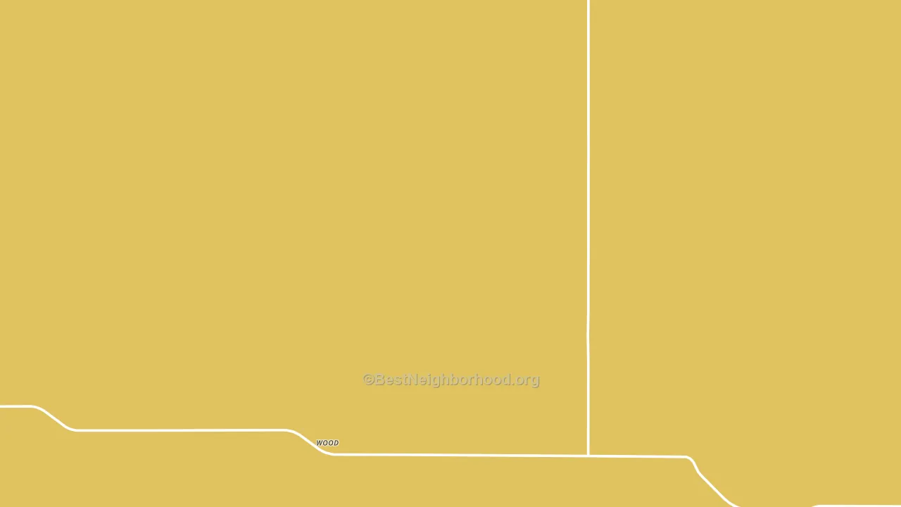 Wood, SD block-group voter-turnout map