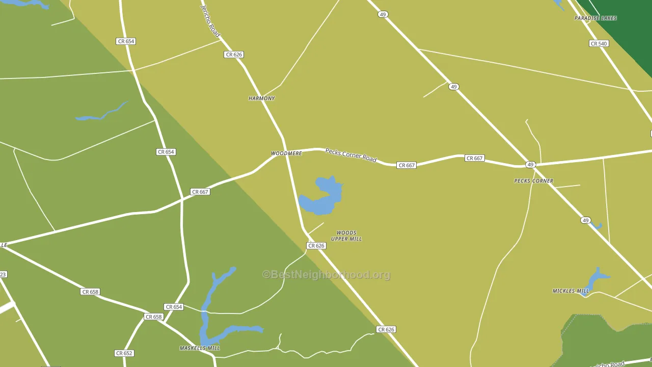 Woodmere, NJ block-group voter-turnout map