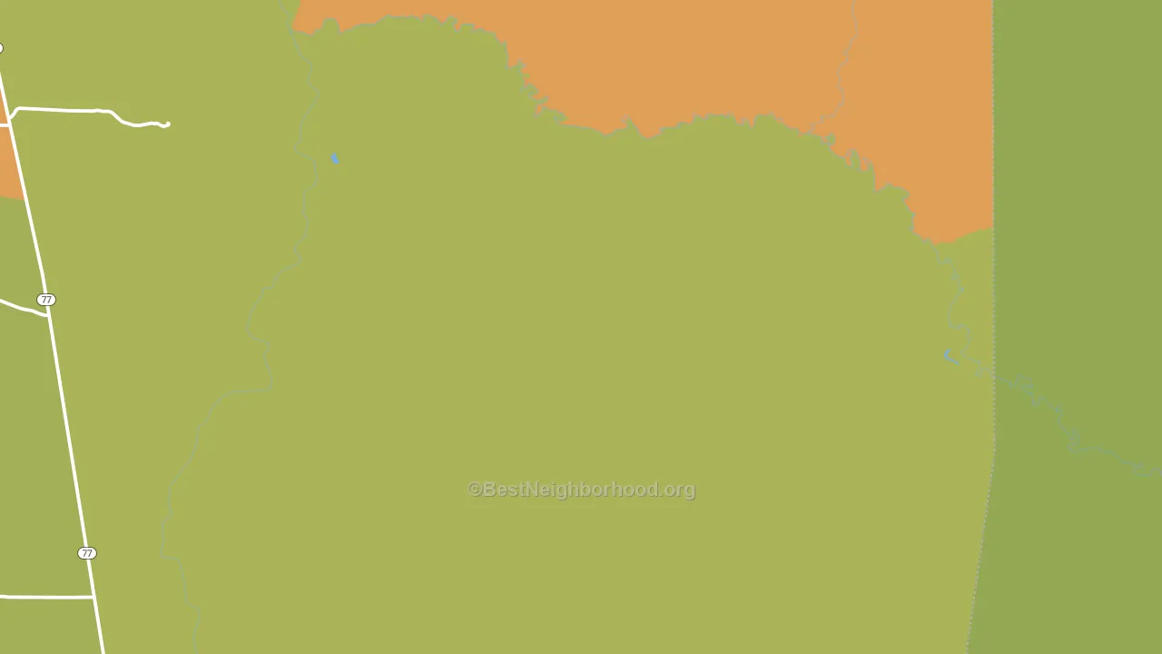 Woodruff, AZ block-group voter-turnout map