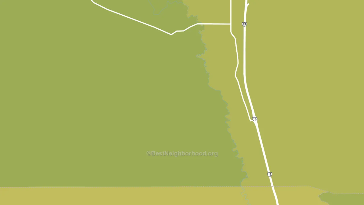 Woodruff, ID block-group voter-turnout map