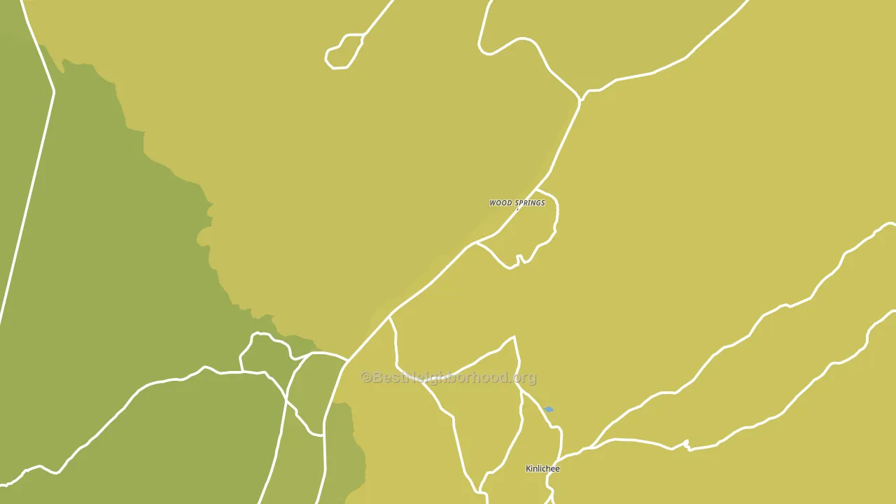Woodsprings, AZ block-group voter-turnout map