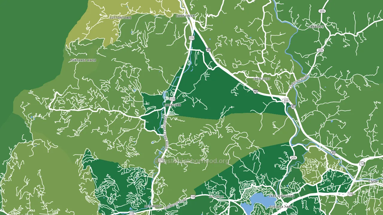 Worley, NC block-group voter-turnout map