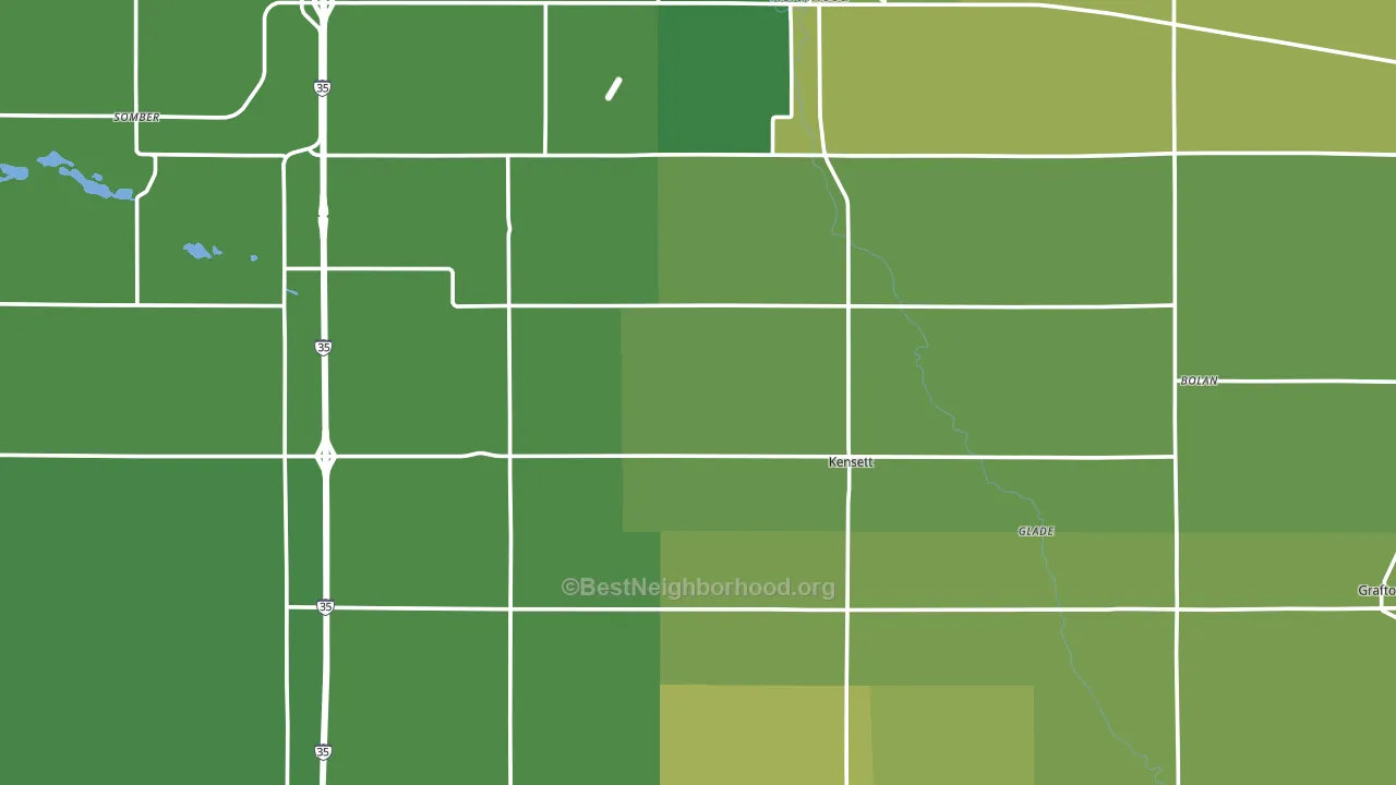 Worth County, IA block-group voter-turnout map