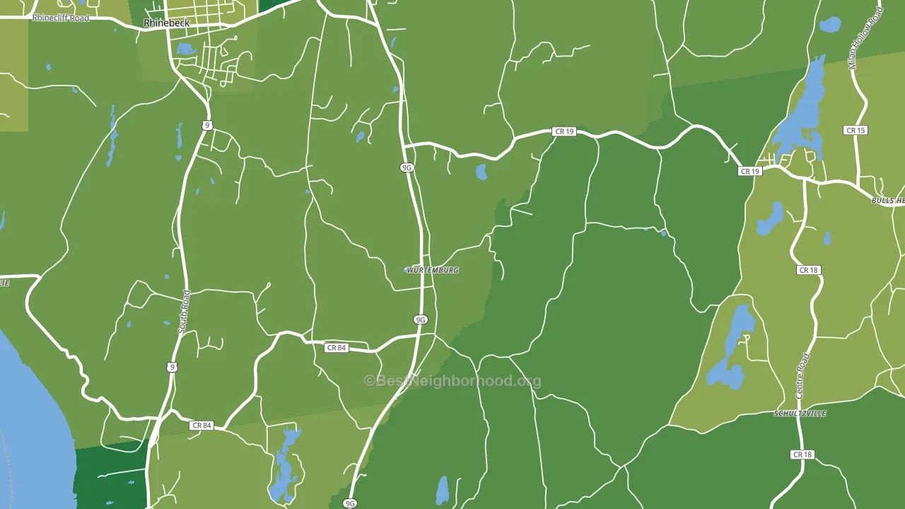 Wurtemburg, NY block-group voter-turnout map