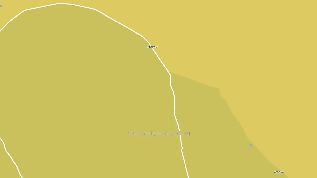 Wyarno, WY block-group voter-turnout map