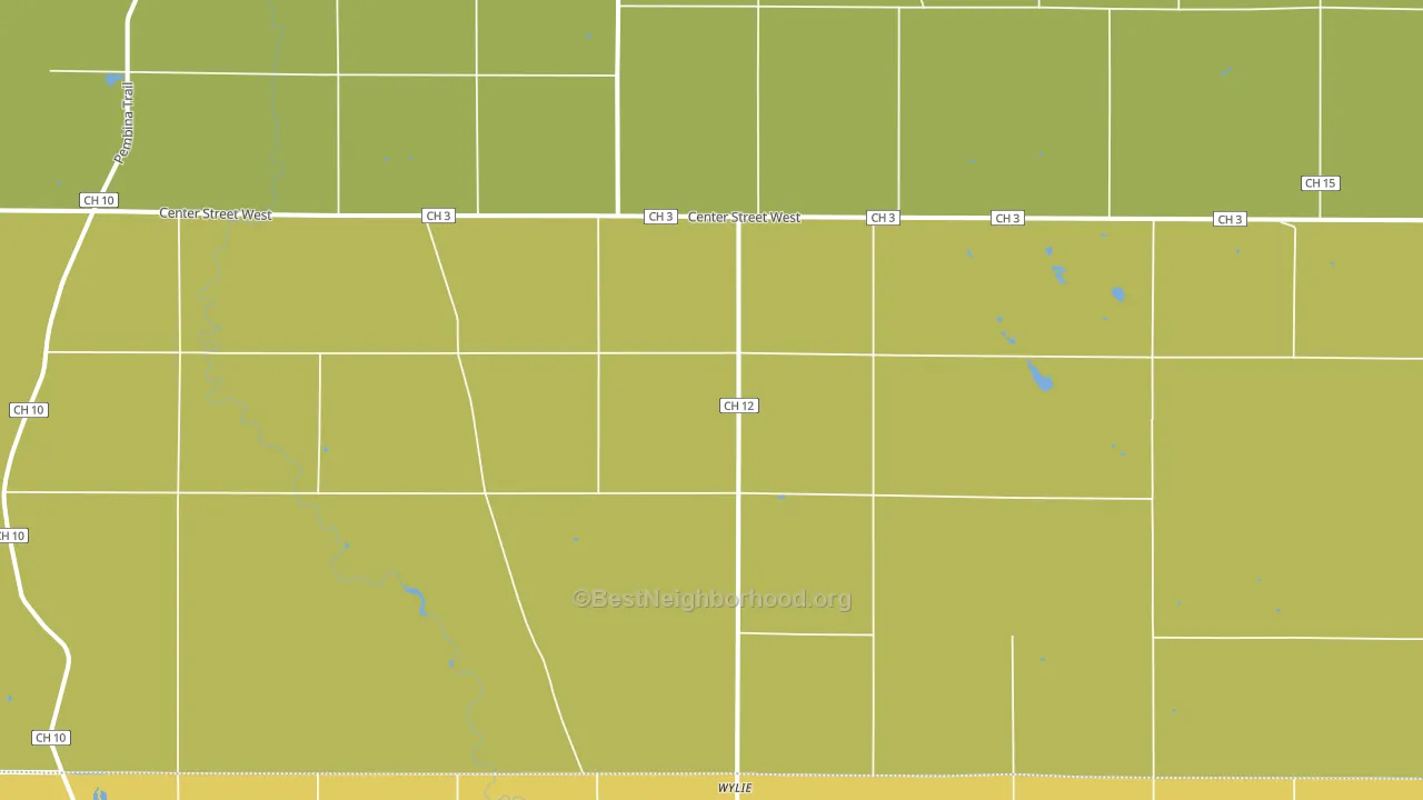 Wylie, MN block-group voter-turnout map