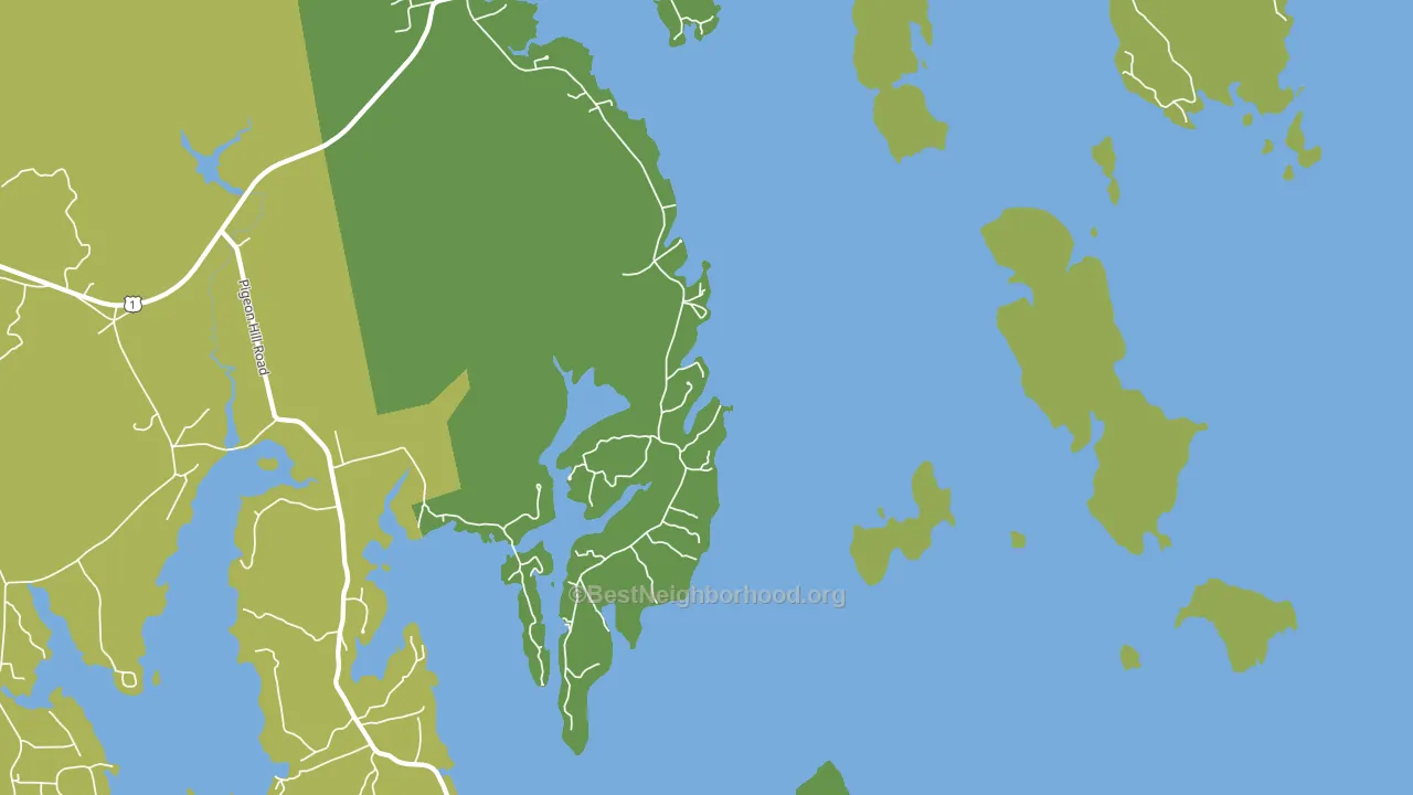Wyman, ME block-group voter-turnout map