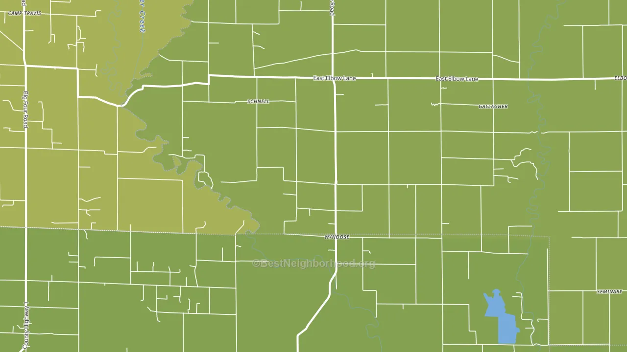 Wynoose, IL block-group voter-turnout map
