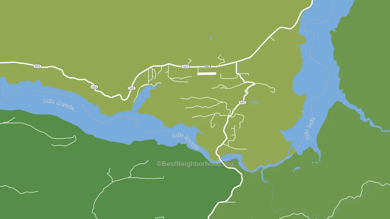 Yale, WA block-group voter-turnout map