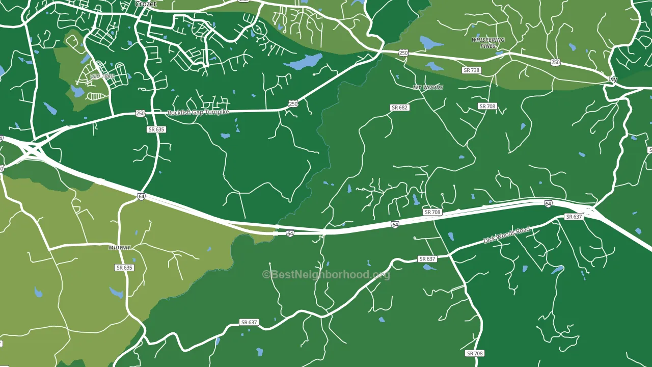 Yancey Mills, VA block-group voter-turnout map