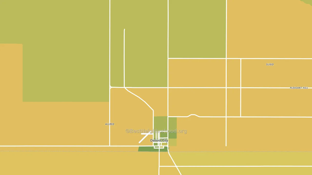 Yoakum County, TX block-group voter-turnout map