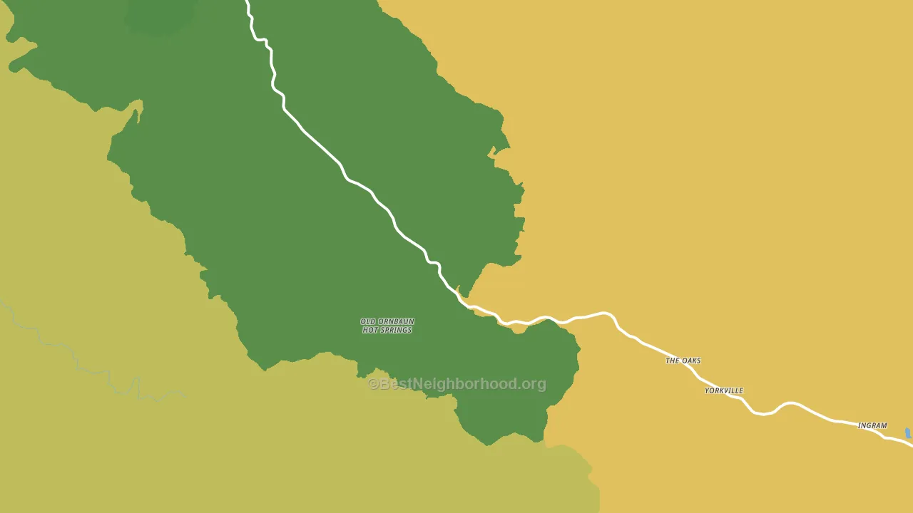 Yorkville, CA block-group voter-turnout map