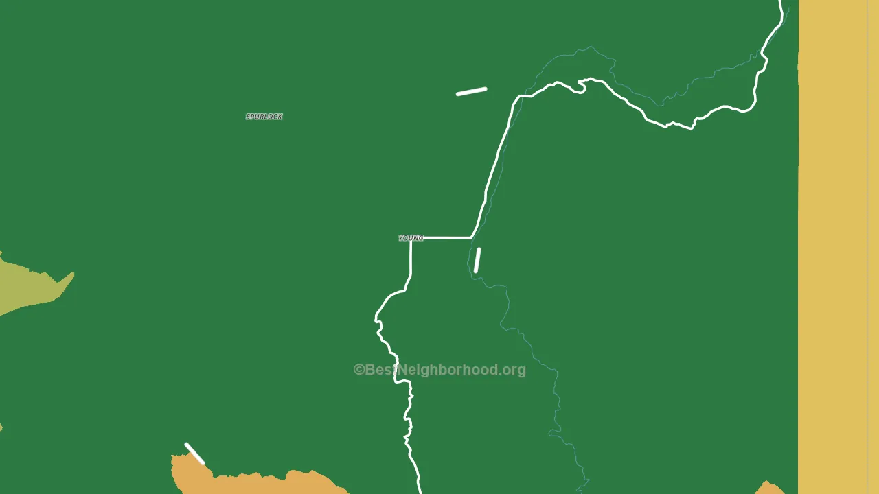 Young, AZ block-group voter-turnout map