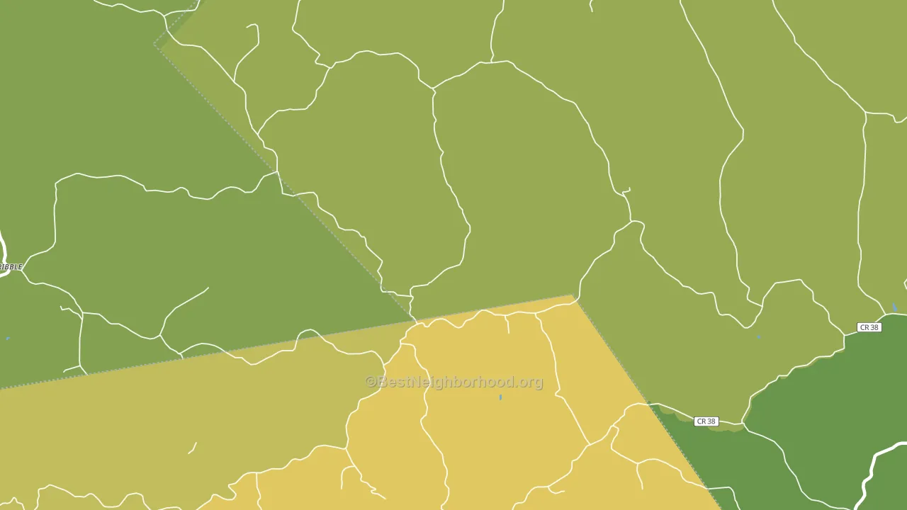 Young, WV block-group voter-turnout map