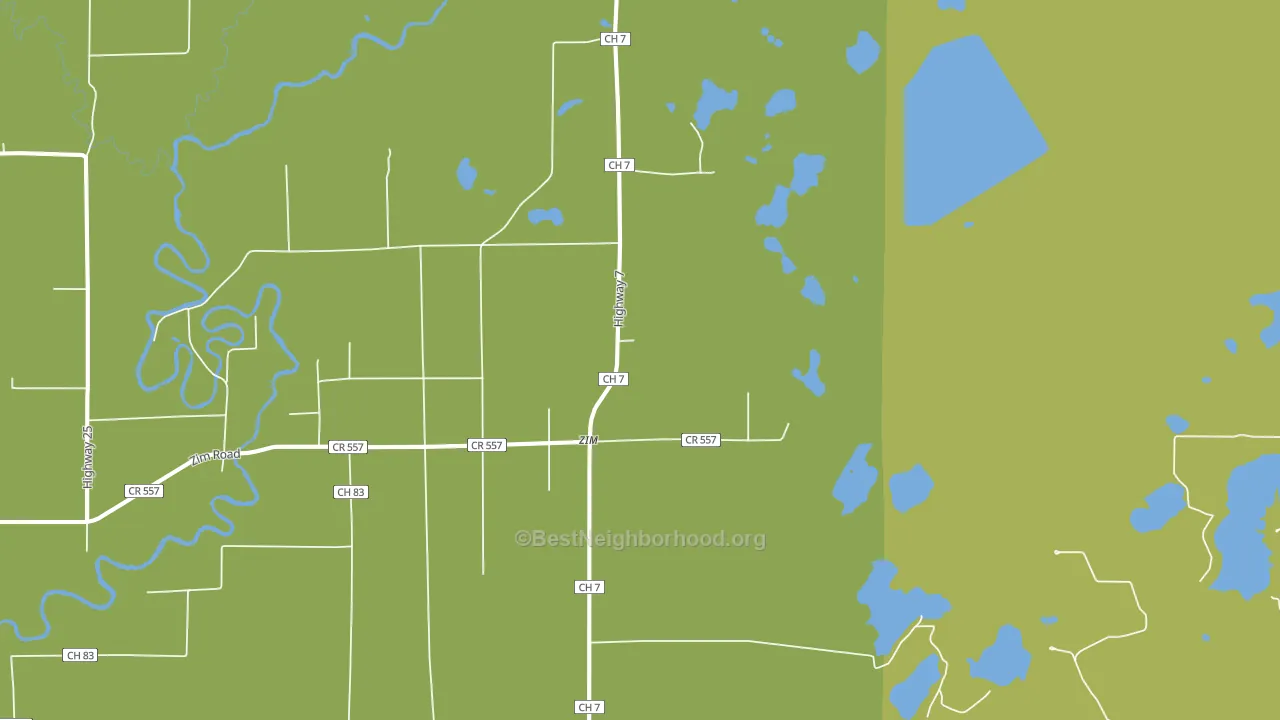 Zim, MN block-group voter-turnout map
