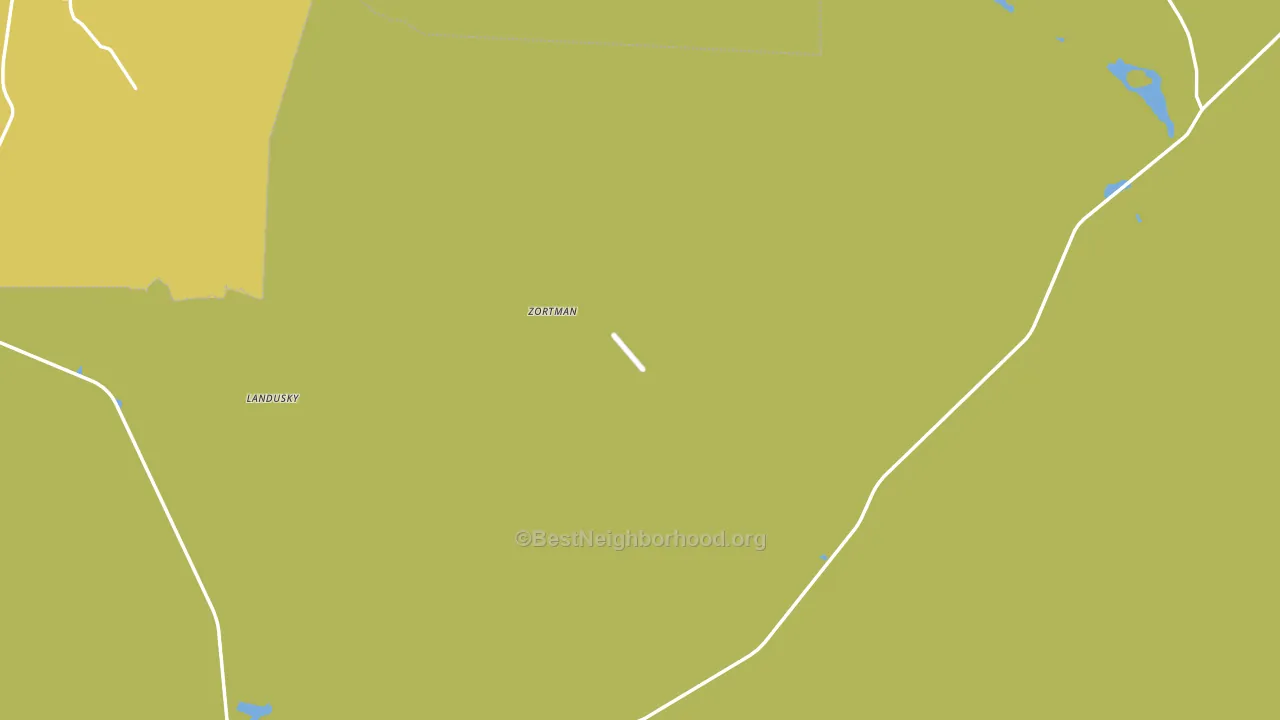 Zortman, MT block-group voter-turnout map