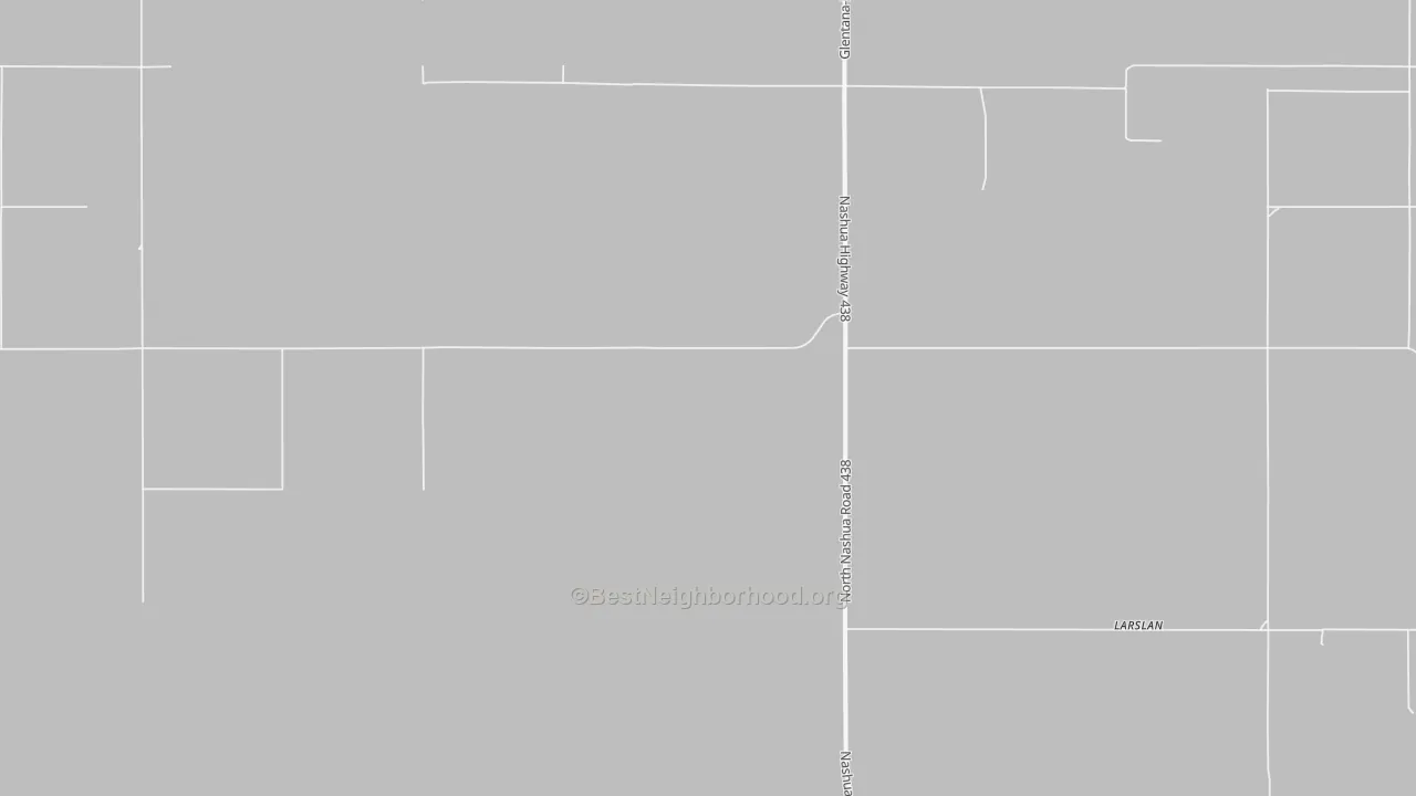 Walk Grade map of 59244, MT, walkable areas in green and car-dependent areas in red