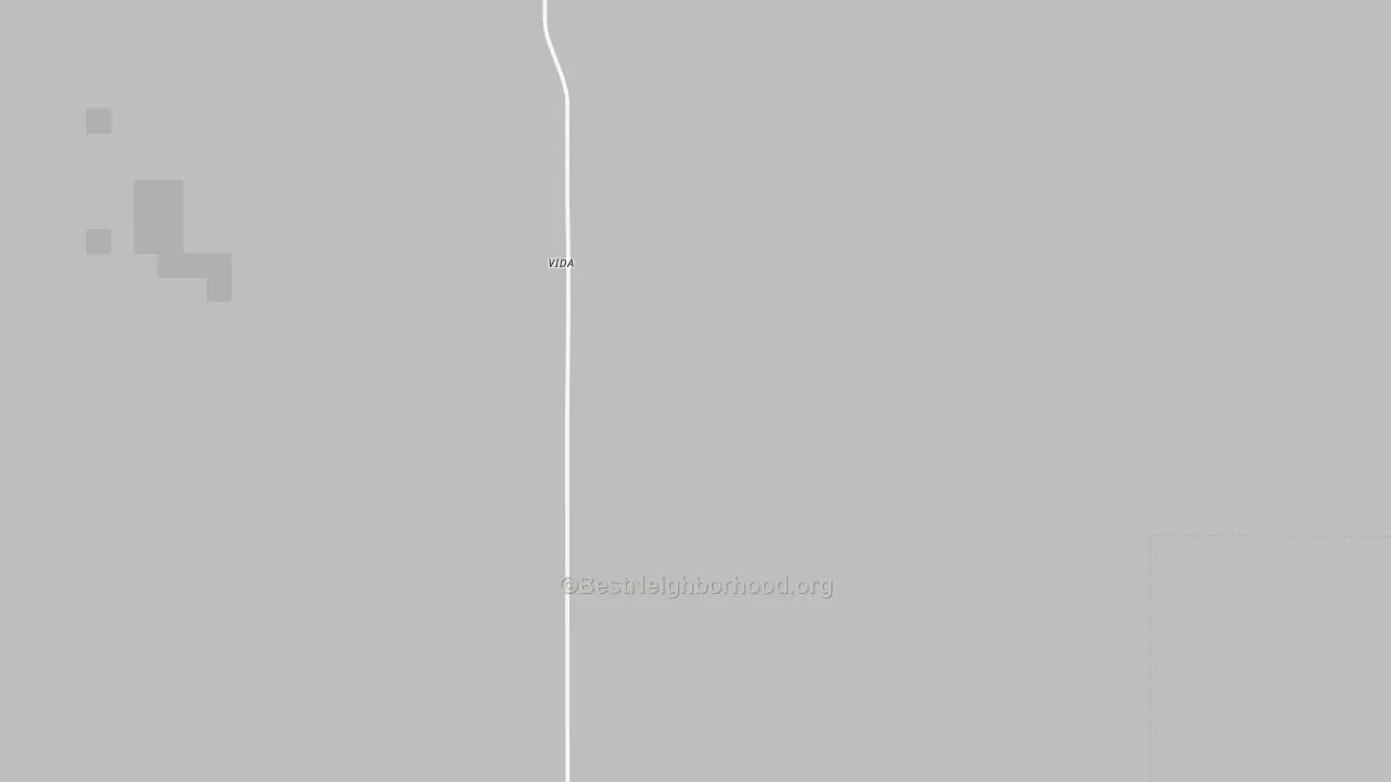 Walk Grade map of 59274, MT, walkable areas in green and car-dependent areas in red