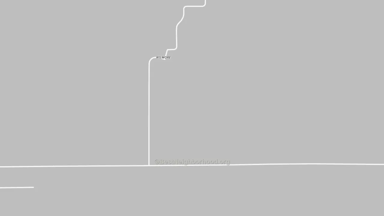 Walk Grade map of 67155, KS, walkable areas in green and car-dependent areas in red