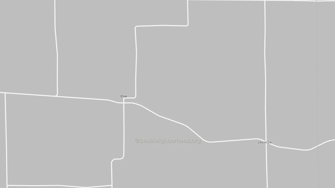 Walk Grade map of 69134, NE, walkable areas in green and car-dependent areas in red