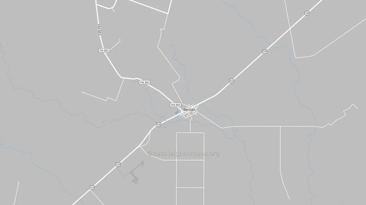 Walk Grade map of 78107, TX, walkable areas in green and car-dependent areas in red
